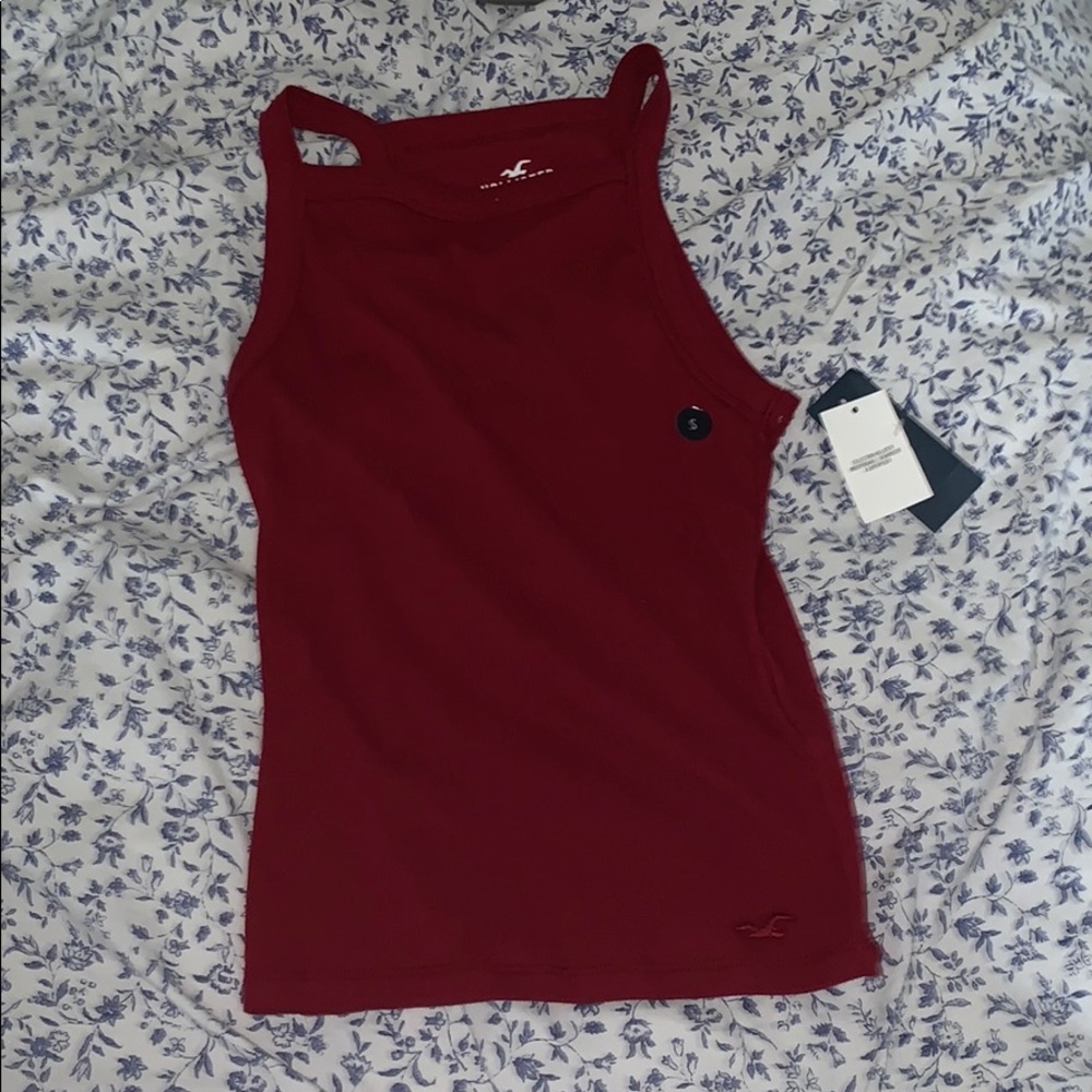Red Hollister tank top(tags)